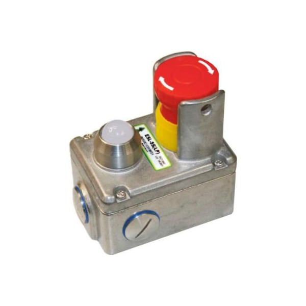 Idem Safety Switches Usa IDEM ESLSSLP EStop Switch W/LED, 2NC 2NO, SS